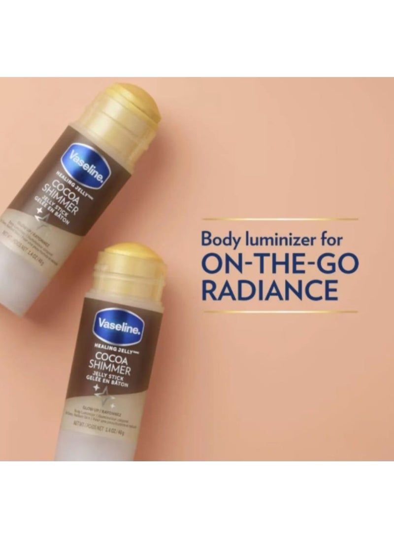 Vaseline Moisturizing Cocoa Jelly Stick 40g - Image 2